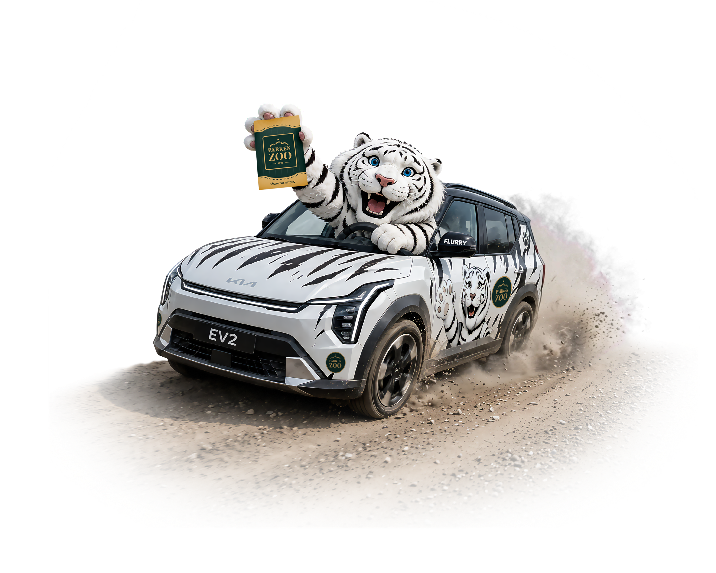 Kia EV2 med Flurry
